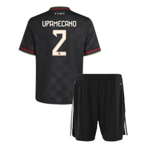 Lacne Dětský Futbalové dres Bayern Munich Dayot Upamecano #2 2025-26 Krátky Rukáv - Tretina (+ trenírky)